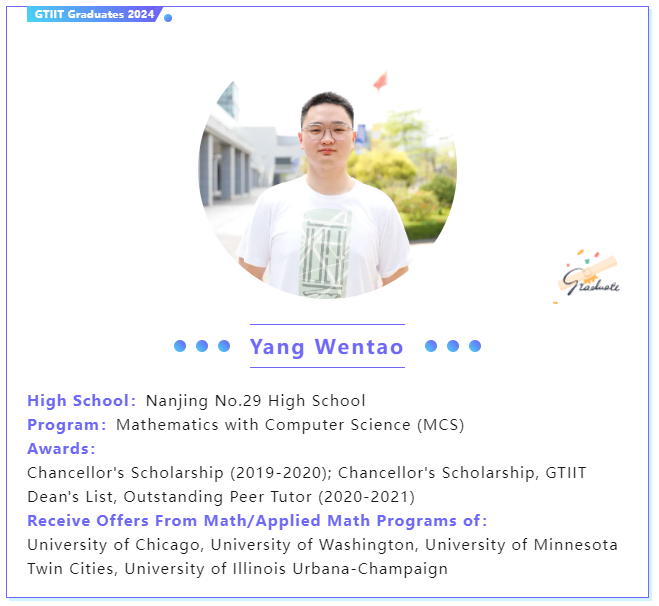 Graduate Interview | Yang Wentao - GUANGDONG TECHNION-ISRAEL INSTITUTE ...