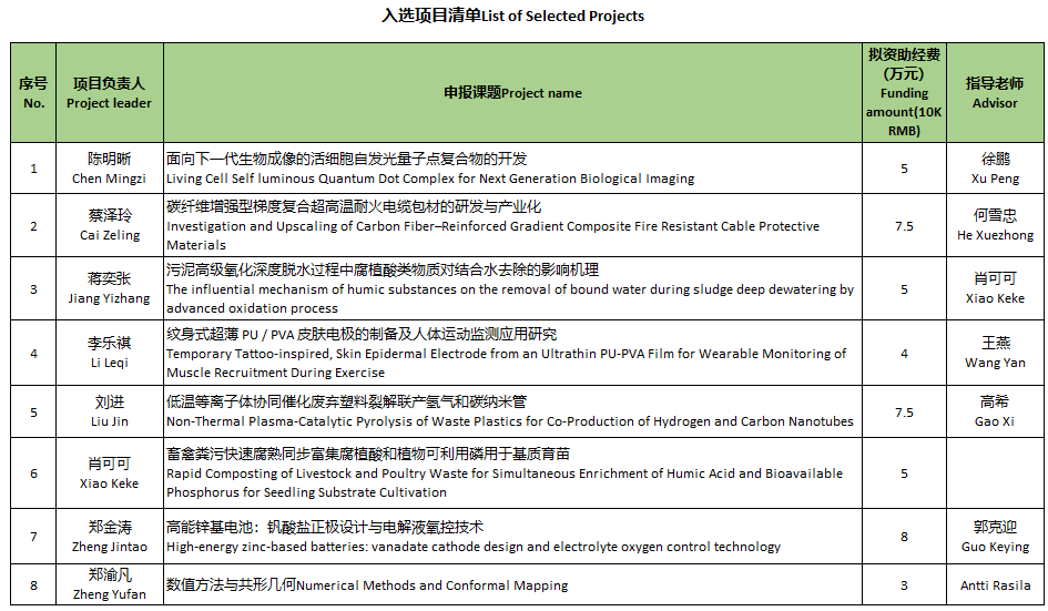 入选项目清单.png